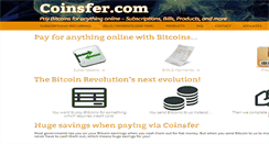 Desktop Screenshot of coinsfer.com